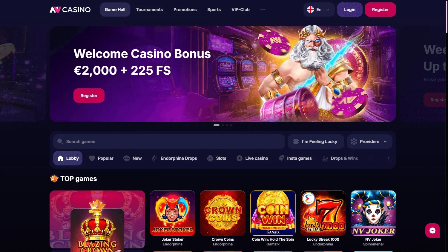 Στιγμιότυπα NV Casino